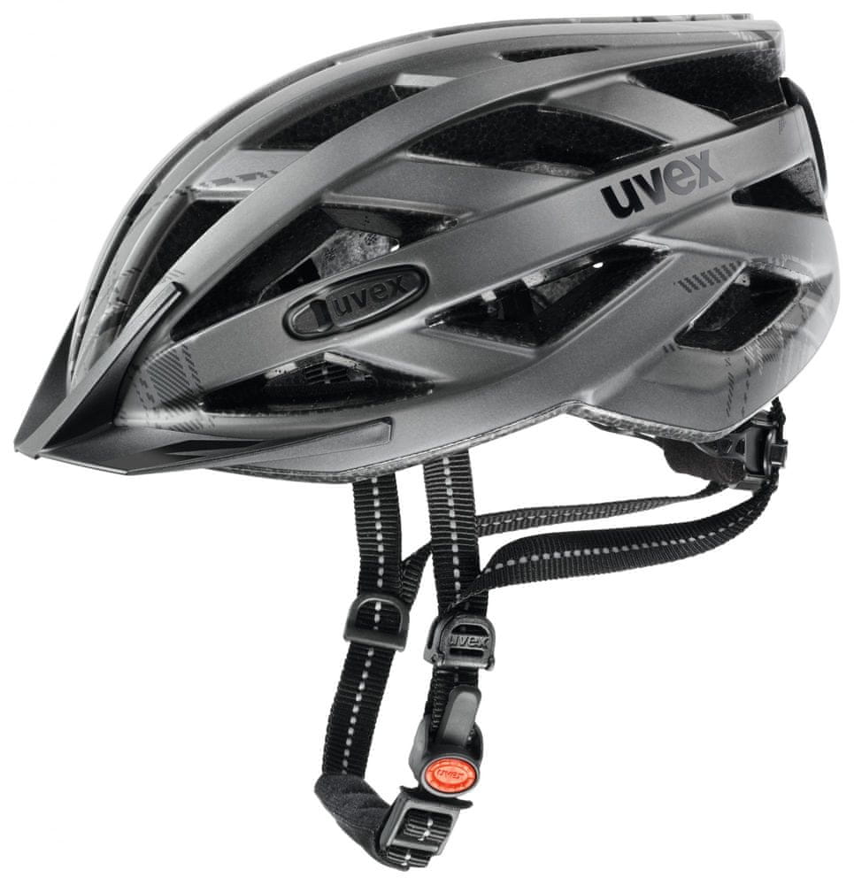 Uvex helma City I-Vo 52-56 cm Dark Silver Mat 2021