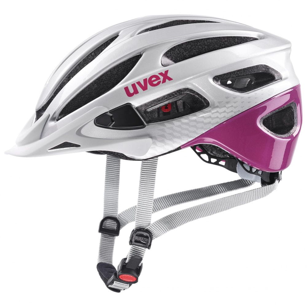 Uvex helma True 52-55 cm Silver-Fuchsia 2021