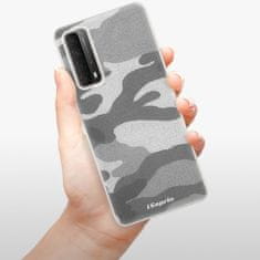 iSaprio Silikonové pouzdro - Gray Camuflage 02 pro Huawei P Smart 2021