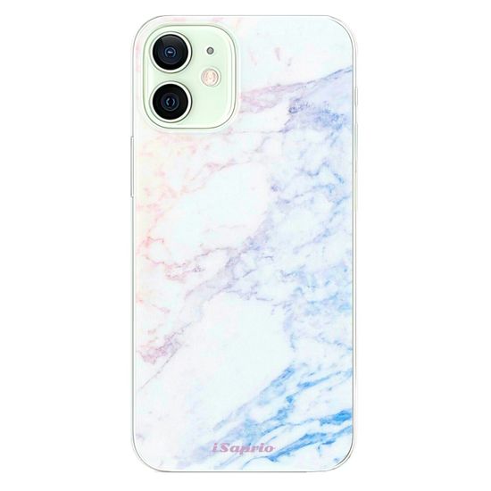 iSaprio Silikonové pouzdro - Raibow Marble 10 pro Apple iPhone 12