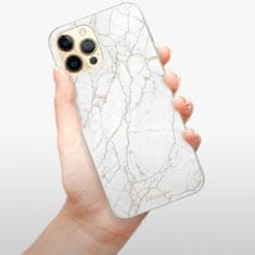 iSaprio Silikonové pouzdro - GoldMarble 13 pro Apple iPhone 12 Pro