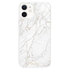 iSaprio Silikonové pouzdro - GoldMarble 13 pro Apple iPhone 12