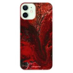 iSaprio Silikonové pouzdro - RedMarble 17 pro Apple iPhone 12