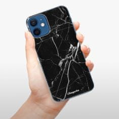 iSaprio Silikonové pouzdro - Black Marble 18 pro Apple iPhone 12 Mini