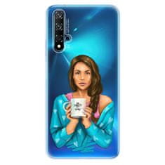 iSaprio Silikonové pouzdro - Coffe Now - Brunette pro Huawei Nova 5T