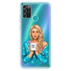 iSaprio Silikonové pouzdro - Coffe Now - Blond pro Honor 9A