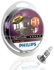 Philips NightGuide 3v1 12258NGS2 H1 P14,5s 12V 55W 2ks