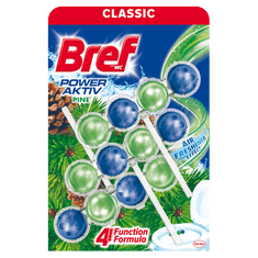 Bref Power Aktiv WC blok Pine 3 x 50 g