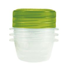 Curver TAKE AWAY TWIST, sada 3x 500 ml, zelená, 13x13x11 cm