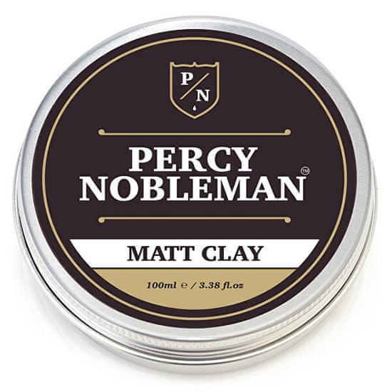 Percy Nobleman Matující vosk na vlasy s jílem (Matt Clay) 100 ml