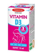 TEREZIA COMPANY TEREZIA VITAMIN D3 BABY od 1.měsíce 400 IU 10ml