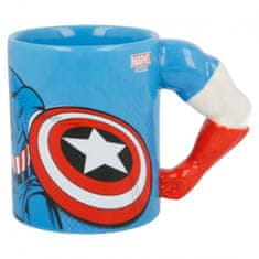 Stor Keramický hrnek Avengers / hrneček Avengers Captain America 3D 330ml