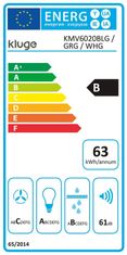 Kluge Odsavač plně vestavný KMV6020BLG + 4 roky záruka po registraci