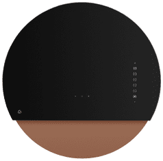 Ciarko Design Odsavač šikmý komínový Eclipse Black Copper (CDP6001CR) + 4 roky záruka po registraci