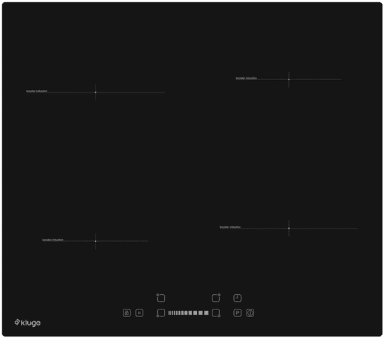 Kluge DESKA INDUKČNÍ KPI6020B + 4 roky záruka po registraci