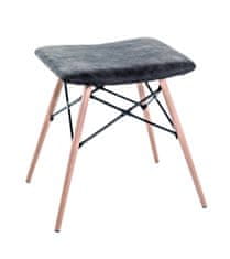 Mørtens Furniture Stolička Evona, 48 cm, šedá