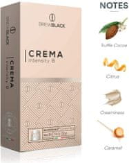 BrewBlack Káva CREMA 3x10 kapslí