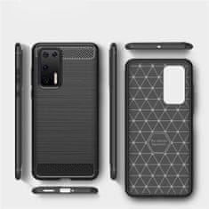 IZMAEL Pouzdro Carbon Bush TPU pre Huawei P40 - Modrá KP9460