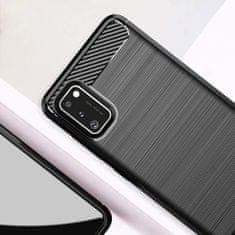 IZMAEL Pouzdro Carbon Bush TPU pre Samsung Galaxy A41 - Tmavě Modrá KP29247