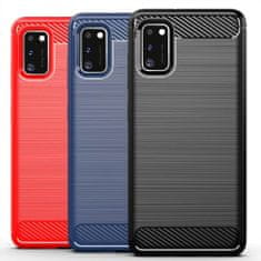 IZMAEL Pouzdro Carbon Bush TPU pre Samsung Galaxy A41 - Tmavě Modrá KP29247