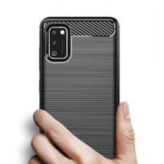 IZMAEL Pouzdro Carbon Bush TPU pre Samsung Galaxy A41 - Tmavě Modrá KP29247