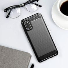 IZMAEL Pouzdro Carbon Bush TPU pre Samsung Galaxy A41 - Tmavě Modrá KP29247