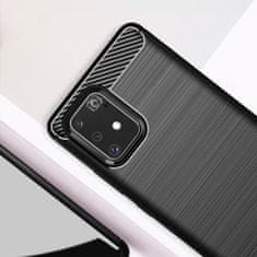 IZMAEL Pouzdro Carbon Bush TPU pre Samsung Galaxy S10 Lite - Modrá KP9513