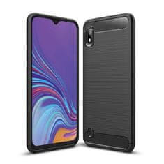 IZMAEL Pouzdro Carbon Bush TPU pre Samsung Galaxy A10 - Černá KP10705