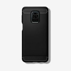 IZMAEL Pouzdro Carbon Bush TPU pre Xiaomi Redmi Note 9/Redmi 10X 4G - Modrá KP9444