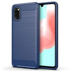 IZMAEL Pouzdro Carbon Bush TPU pre Samsung Galaxy A41 - Tmavě Modrá KP29247