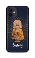 TopQ Kryt iPhone 12 silikon Be Happy 55084