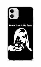 TopQ Kryt iPhone 12 silikon Don't Touch Gun 55288