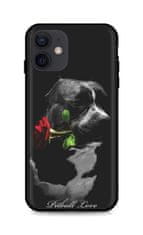 TopQ Kryt iPhone 12 silikon Pitbull Love 55095