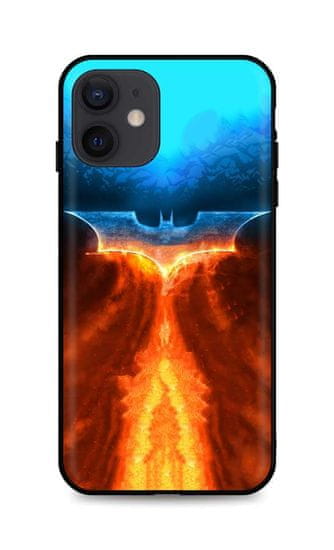 TopQ Kryt iPhone 12 silikon Fiery Batman 55158