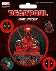 Grooters Sada samolepek Deadpool