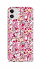 TopQ Kryt iPhone 12 silikon Pink Bunnies 55318