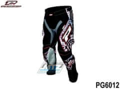 Progrip Kalhoty motokros PROGRIP 6012 TOP LINE RINGS - černo-bílé - velikost 30 PG6012-RI-30