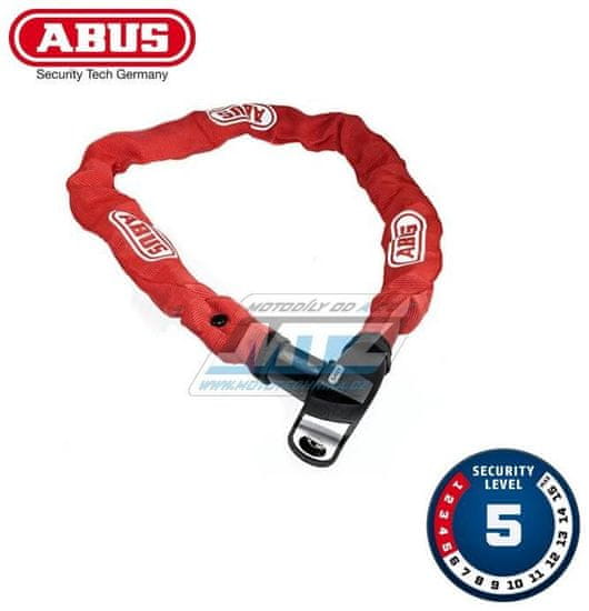 Abus Zámek řetězový Abus 6800 (110cm) - červený AB6800110RED