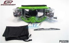 Progrip Brýle motokros Progrip 3258 Roll-Off Zoom+ XL - zelené PG3258-08