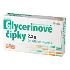 Dr. Müller DR.MULLER Glycer.čípky 2,2g 12čípků