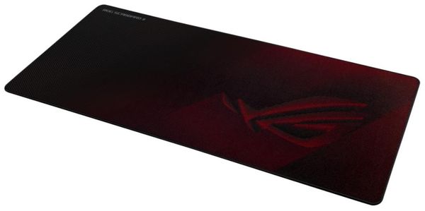 Asus ROG Scabbard II (90MP0210-BPUA00) podložka pod myš a klavesnici  gumová základna obšitá