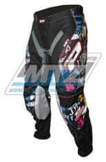 Progrip Kalhoty motokros dětské PROGRIP 6009 Multicolor - černo-šedo-růžovo-modré - velikost 28 (Velikost: 26) PG6009-MU-28