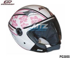 Progrip Přilba na skútr Progrip 3056 Scooter Women Pink - velikost S (Velikost: L) PG3056-S