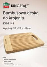 KINGHoff Bambusové kuchyňské prkénko 33x20 cm Kinghoff Kh-1141