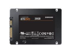 Samsung 870 EVO, 2,5", SATA III - 250GB (MZ-77E250B/EU)