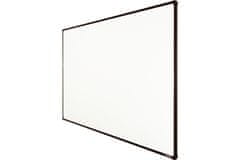 VISION Bílá keramická tabule boardOK 180x120 - hnědá