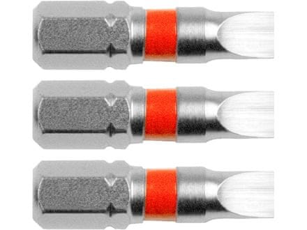 KITO Hrot plochý 4741105 hrot plochý sada 3ks, 5x25mm, S2, FORTUM- , hrot plochý sada 3ks, 5x25mm, S2, FORTUM- , S2