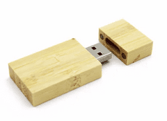 CTRL+C Dřevěný USB hranol, bambus, 8 GB, USB 2.0