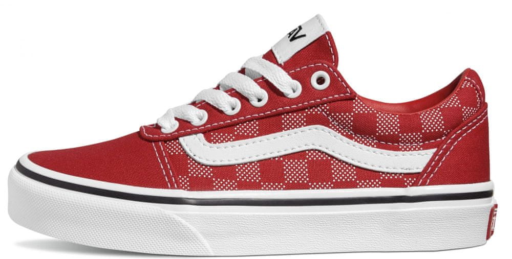 Vans dětské tenisky YT Ward Checker Dot VN0A38J93RU 31 červená