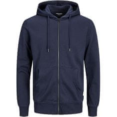 Jack&Jones Plus Pánská mikina JJEBASIC Regular Fit 12182493 Navy Blazer (Velikost 3XL)